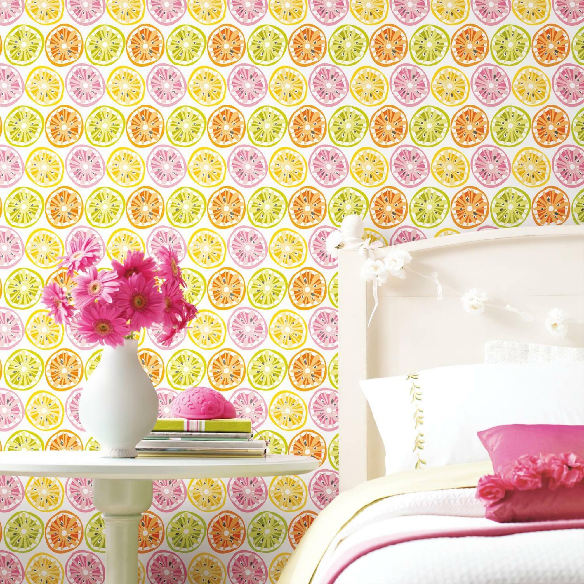 RoomMates Citrus Sweet Peel & Stick Wallpaper